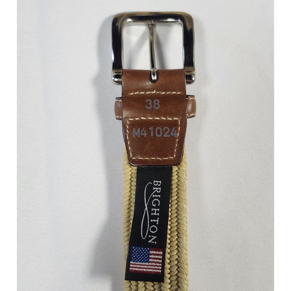 Brighton "Palmer" Stretch Belt‎ USA Retired Size 38 - Picture 4 of 4